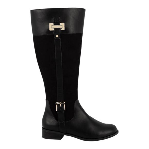 Jones New York Women's Leodenn Knee High Riding Boots Black Size 7 1/2 M - Picture 2 of 5